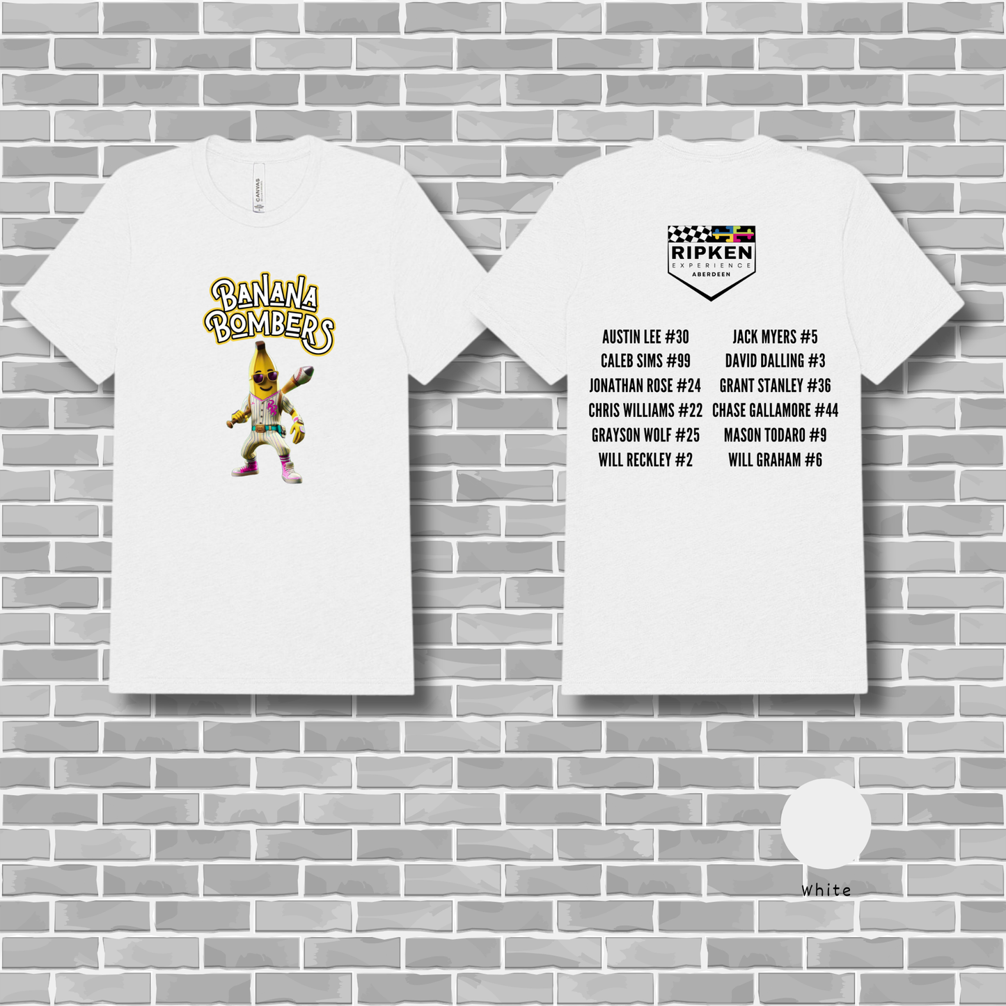 Banana Bombers Adult/Youth Tri-Blend Tee