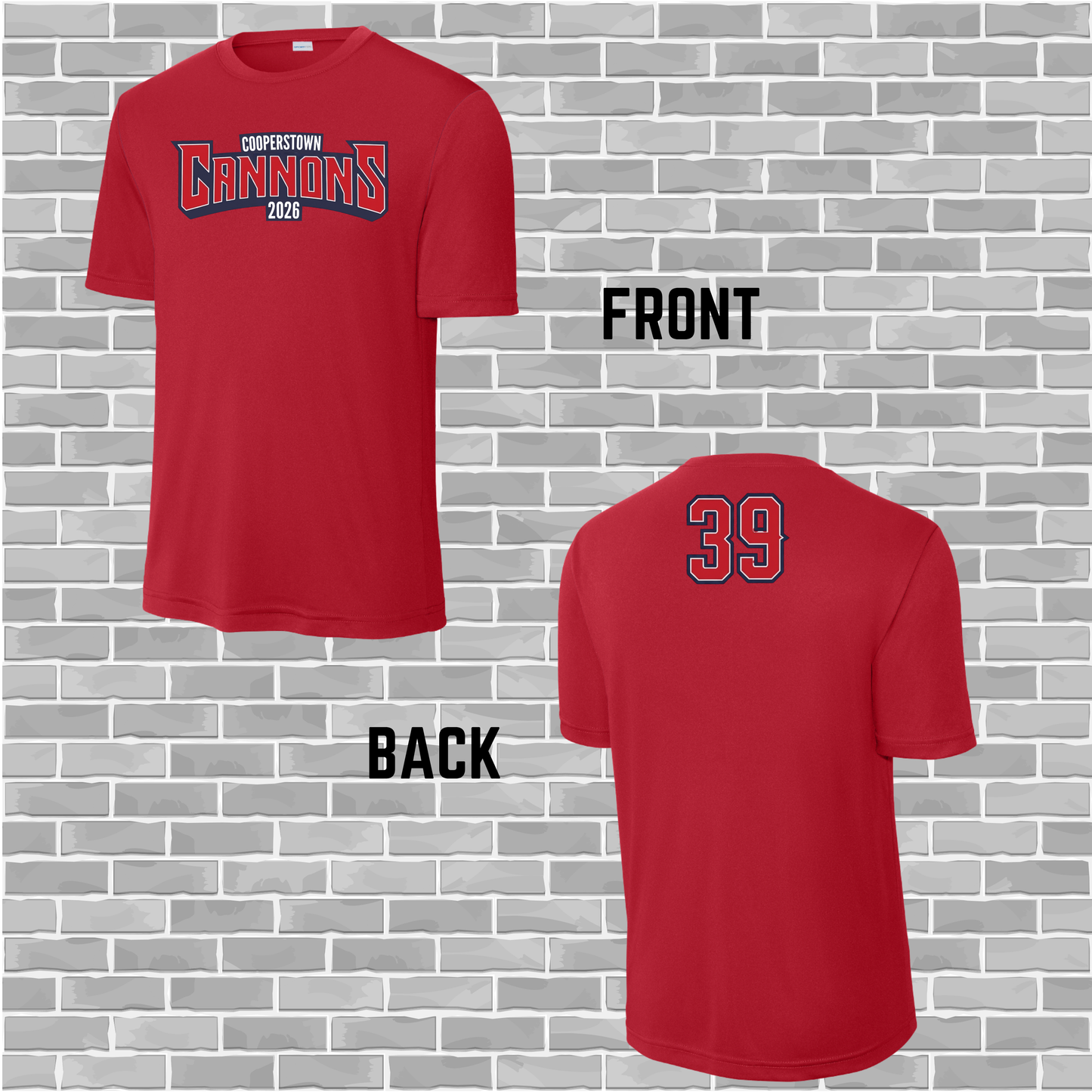 Topsail Cannons | Performance Shirt (Youth & Adult Sizes)