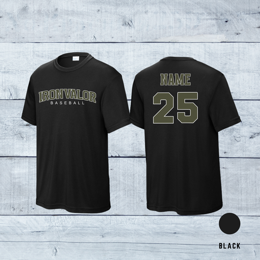 Iron Valor Performance Practice Tee – Black