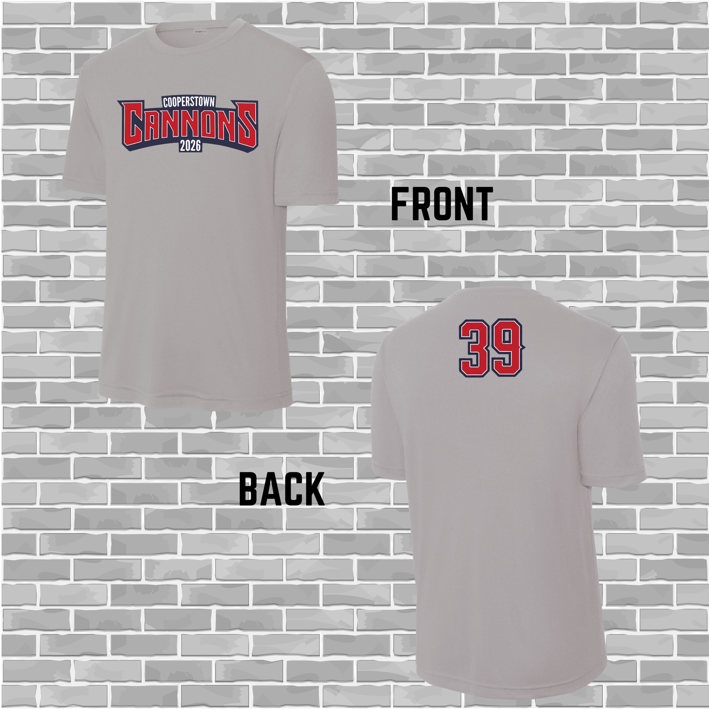 Topsail Cannons | Performance Shirt (Youth & Adult Sizes)