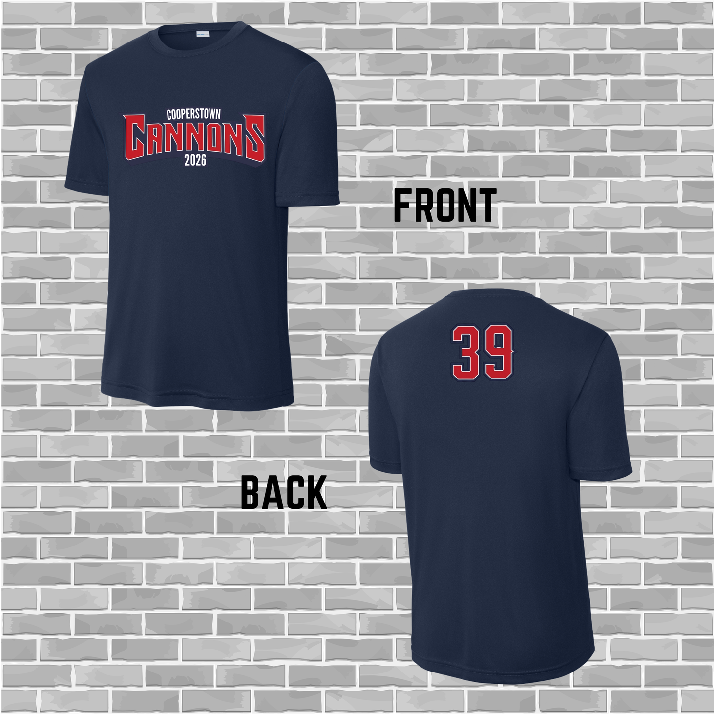 Topsail Cannons | Performance Shirt (Youth & Adult Sizes)