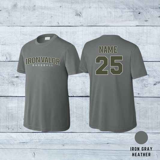 Iron Valor Performance Practice Tee – Iron Gray