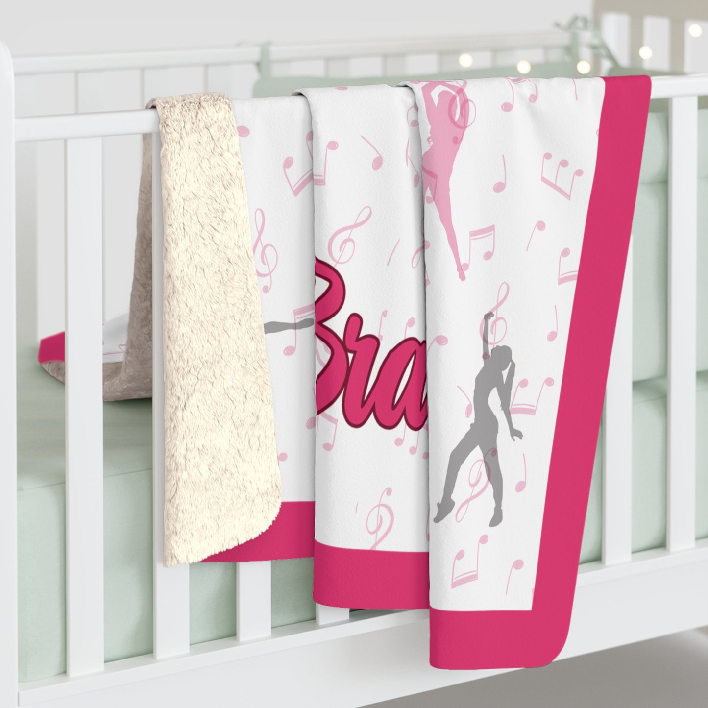 Dynamic Movements Sherpa Fleece Blanket (Customizable)