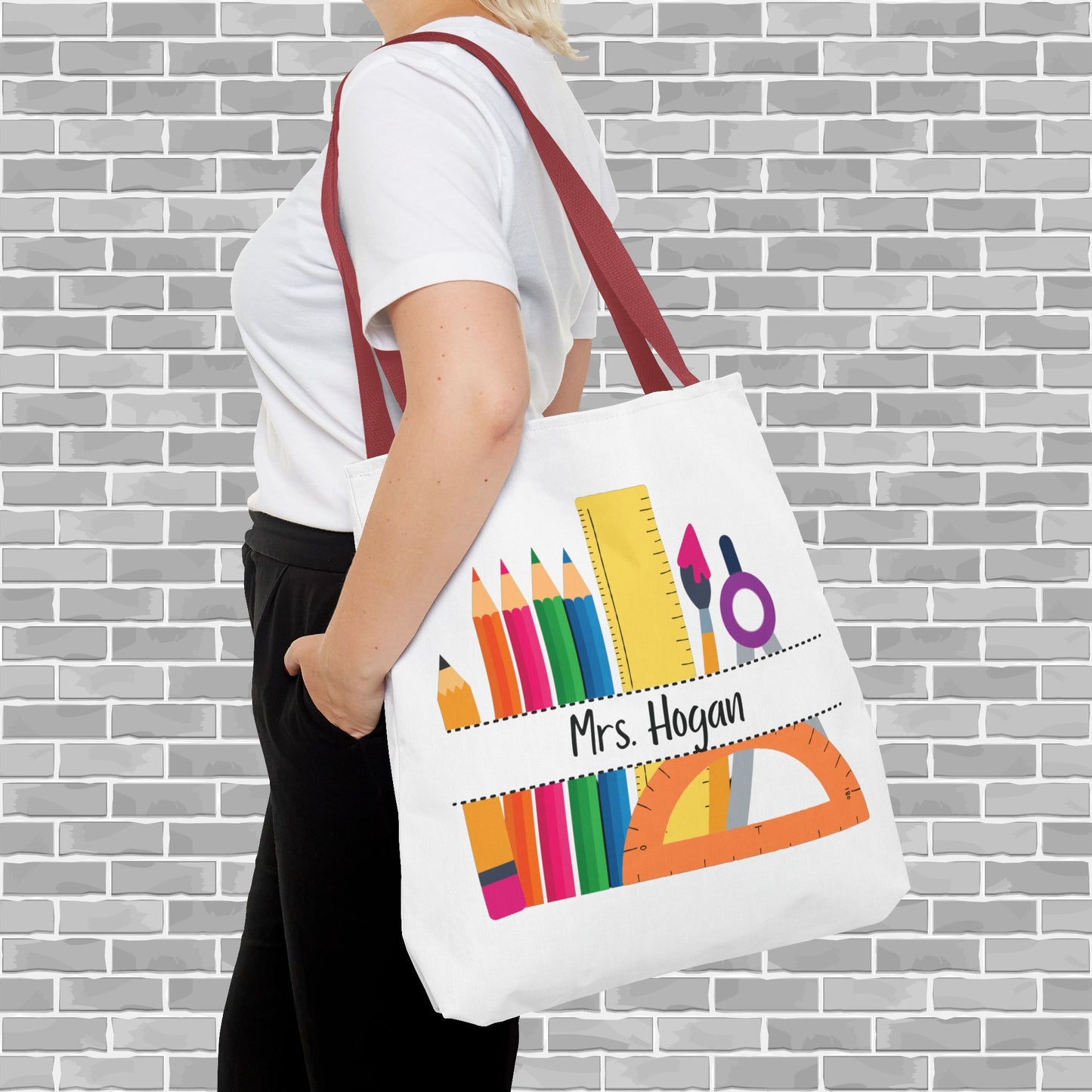 Teacher Tote Bag (Customizable)