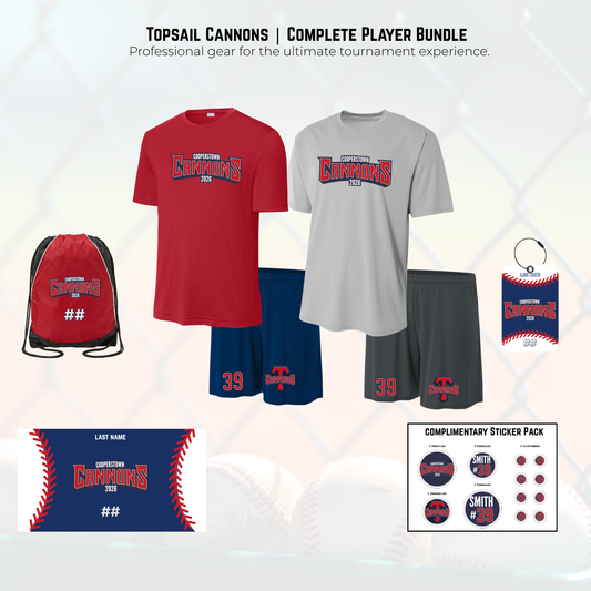Topsail Cannons | 2026 Cooperstown Player Essentials Bundle