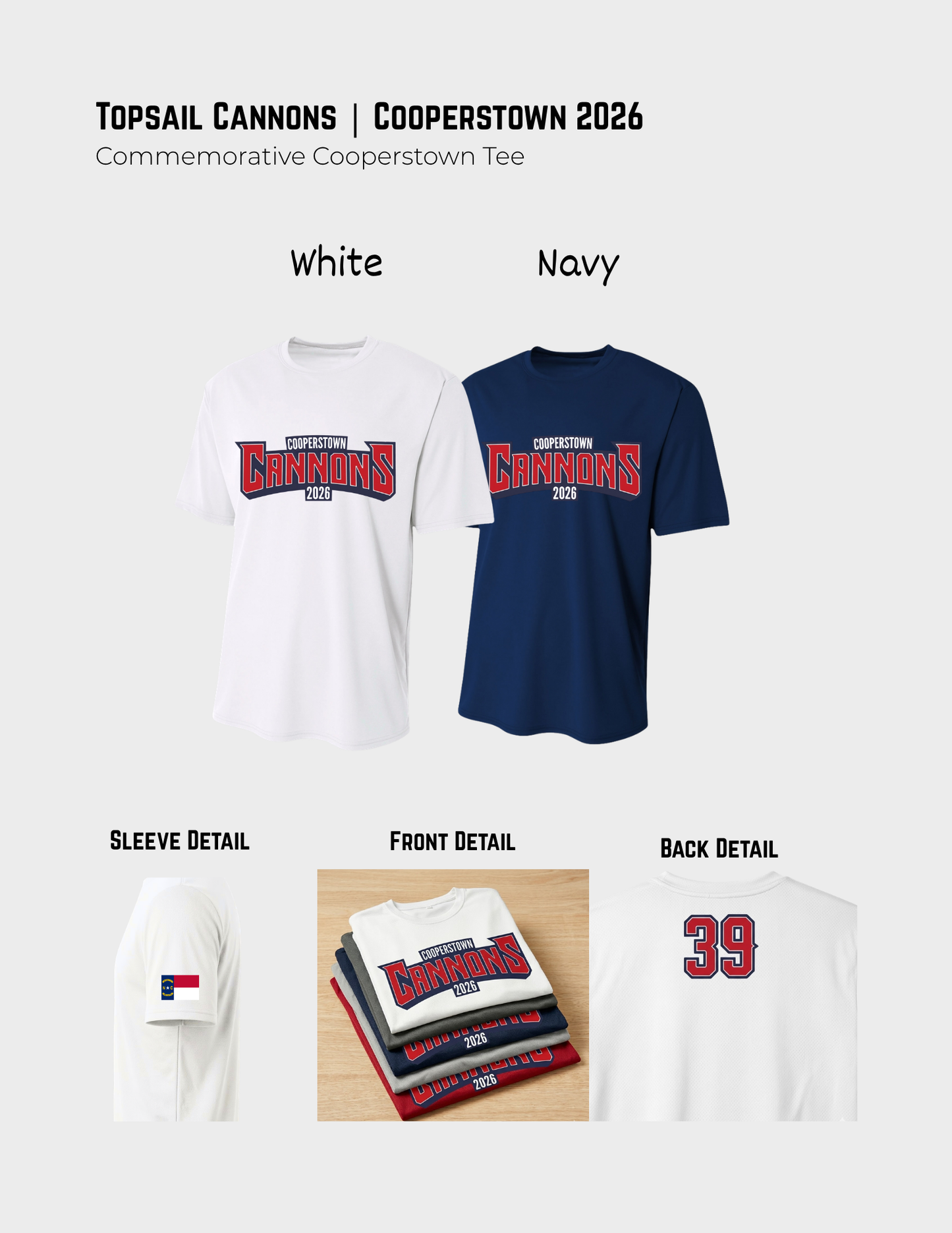 Topsail Cannons | 2026 Cooperstown Player Essentials Bundle