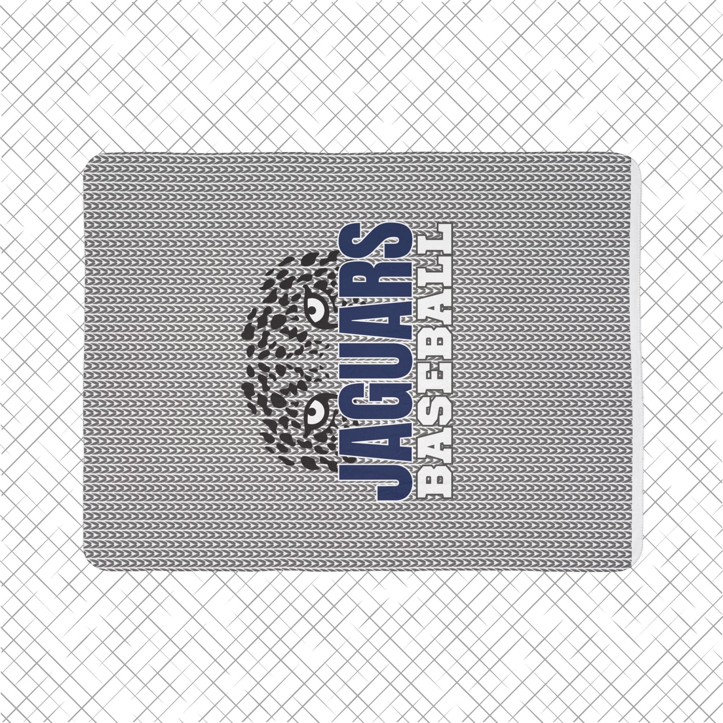 Jaguars Baseball Sherpa Blanket (Customizable)