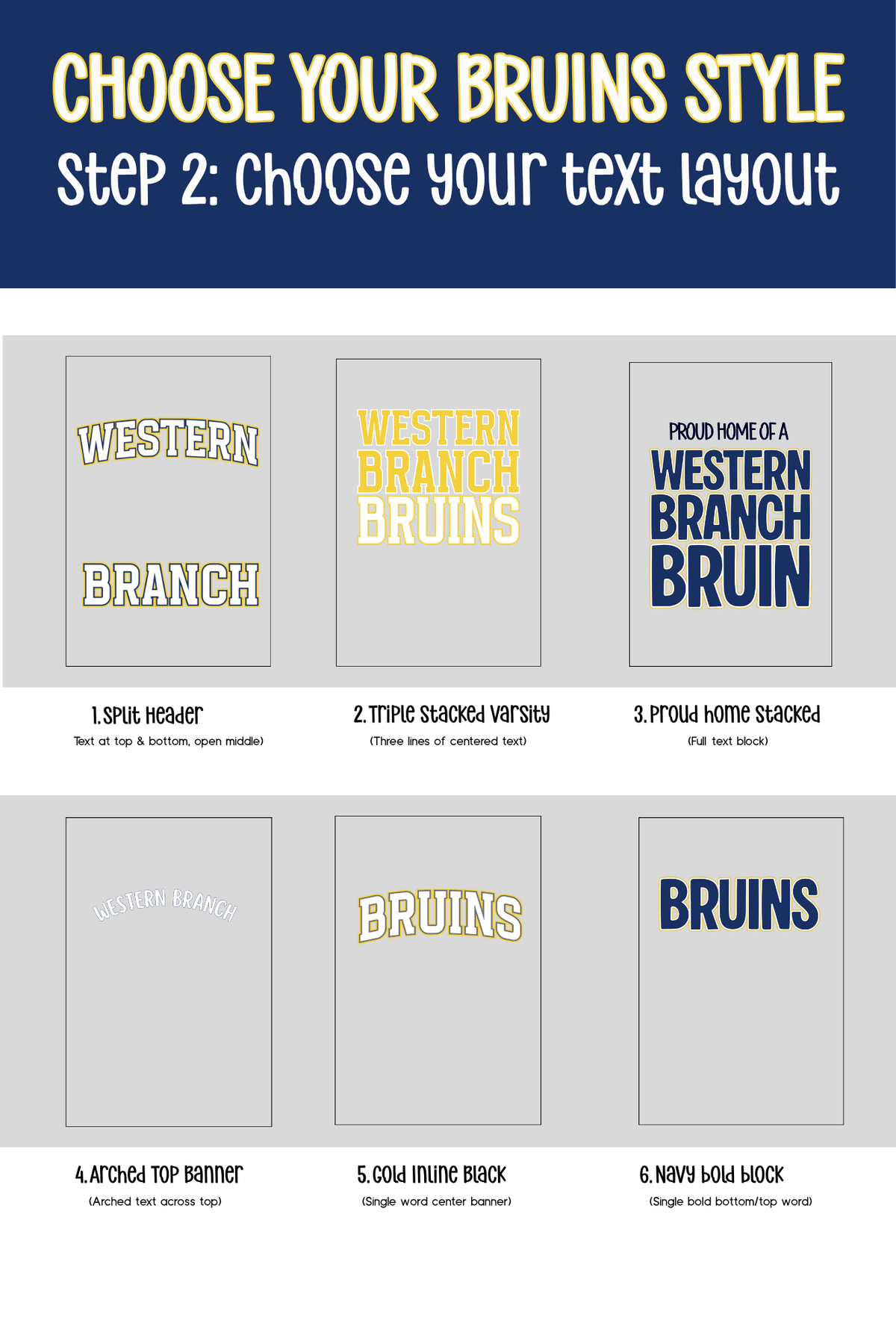 Custom Western Branch Bruins Garden Flag – Mix & Match Double-Sided Flag