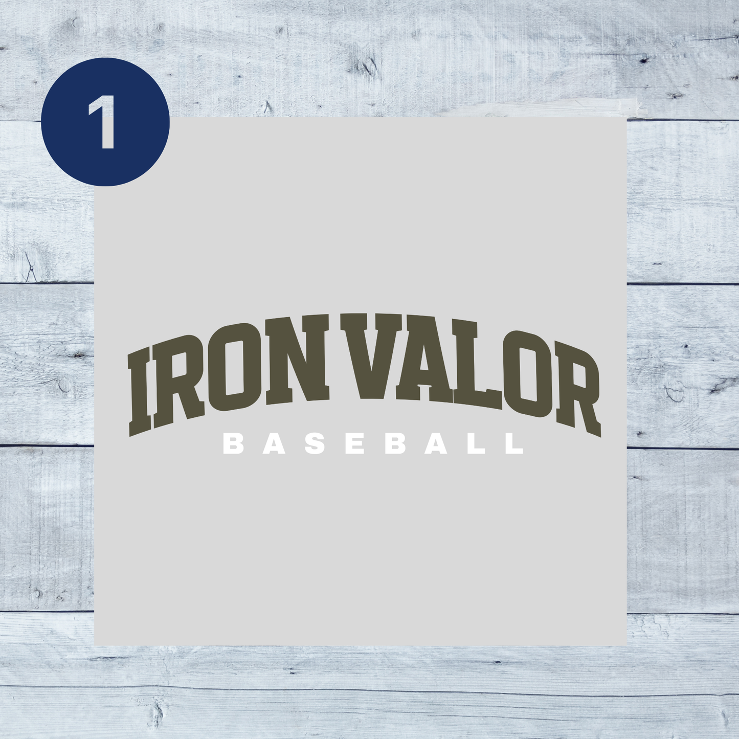 Iron Valor Ladies' Middie Baseball Custom Player Tee