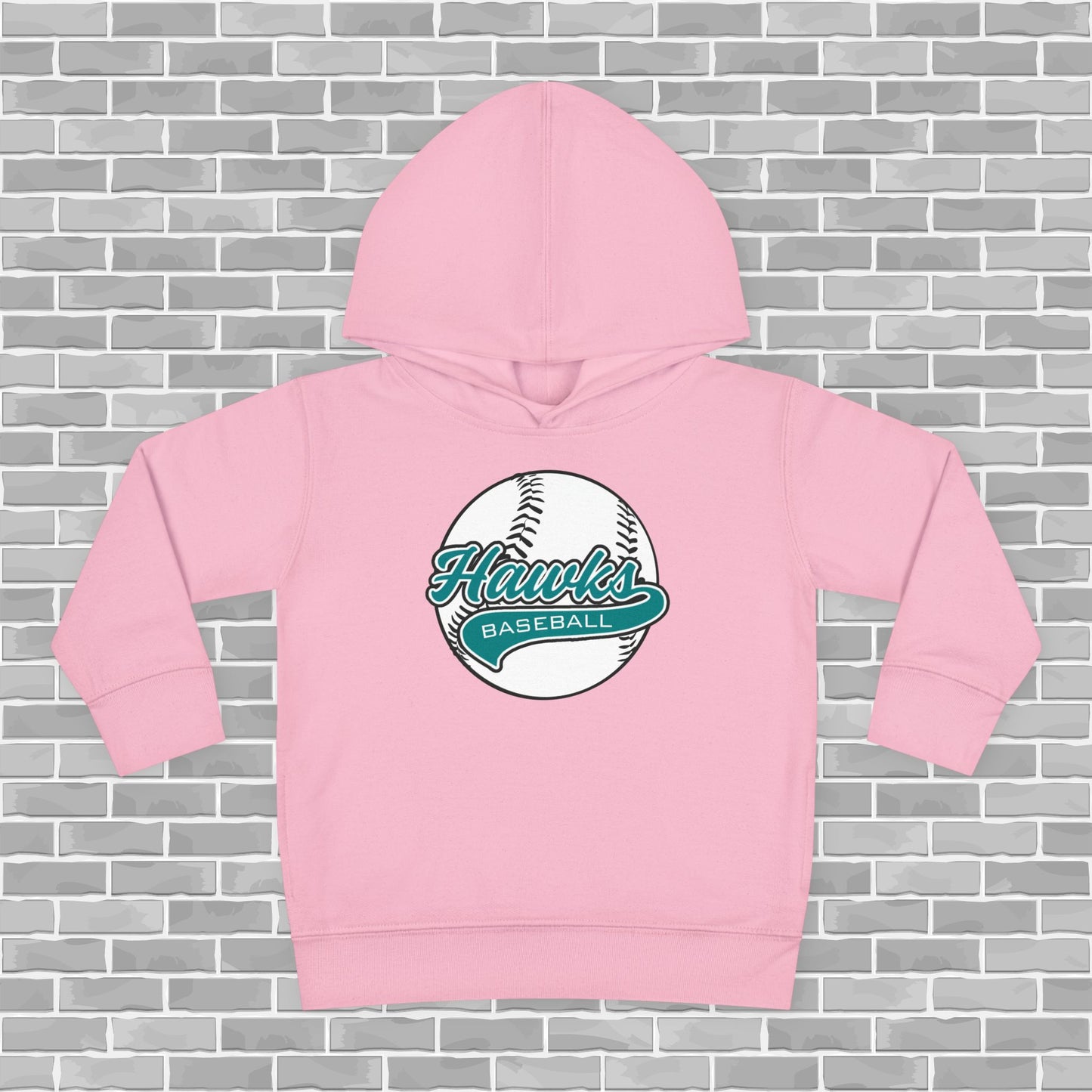 Hawks Baseball Toddler Pullover Fleece Hoodie