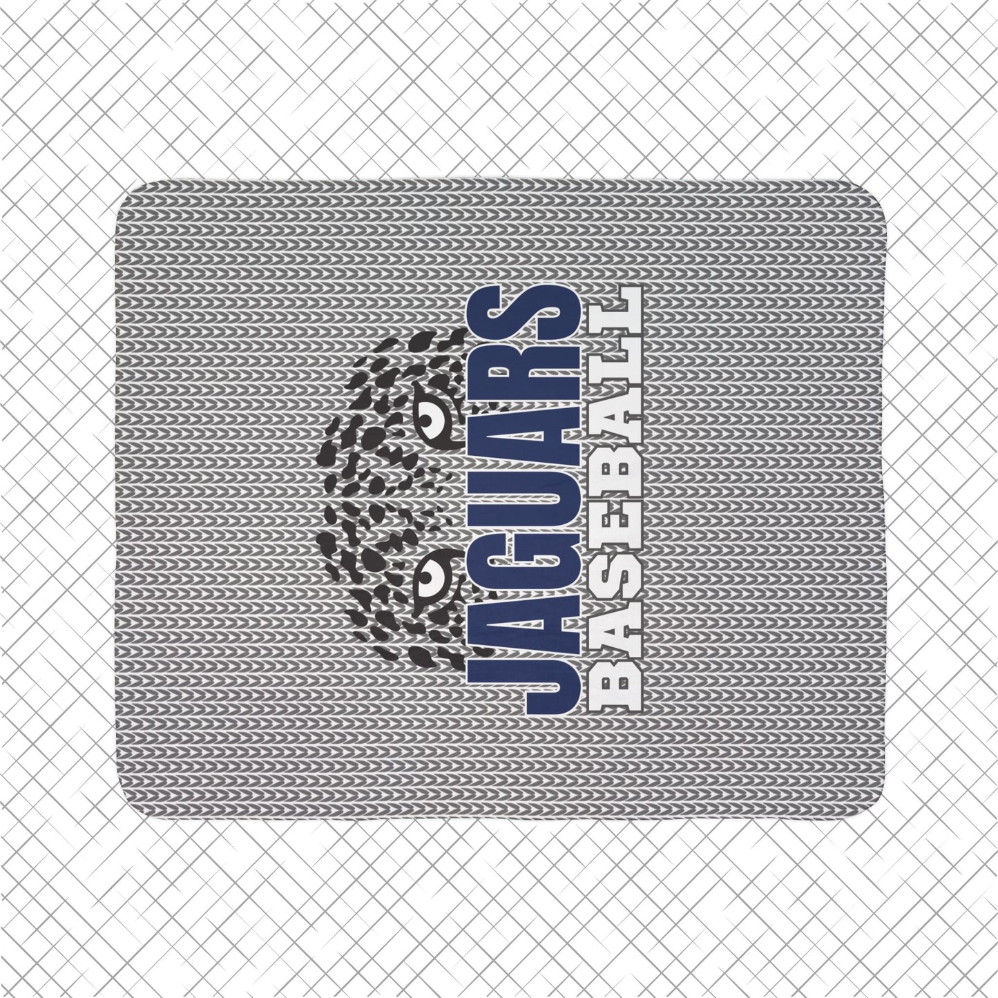 Jaguars Baseball Sherpa Blanket (Customizable)