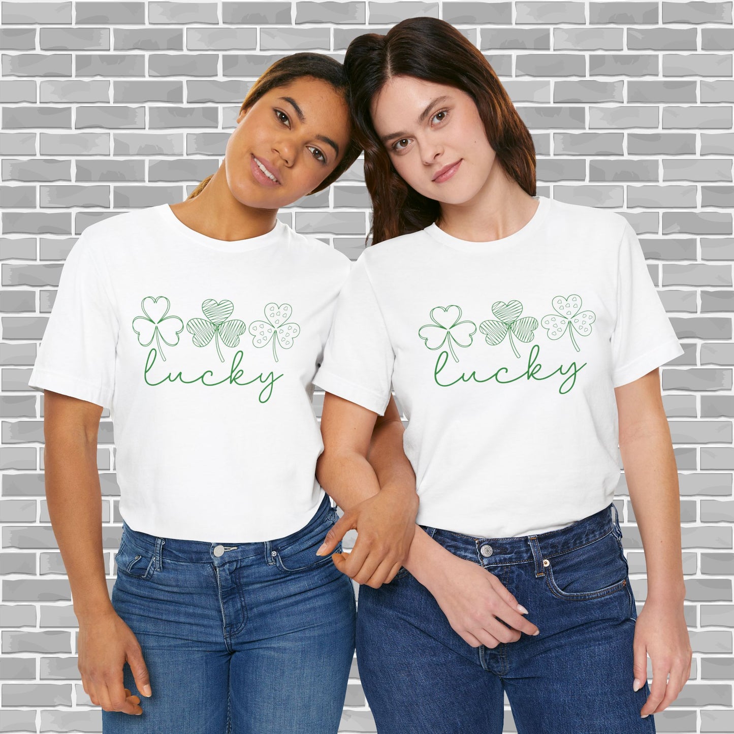 Lucky Shamrock Unisex Jersey Tee for St. Patrick's Day