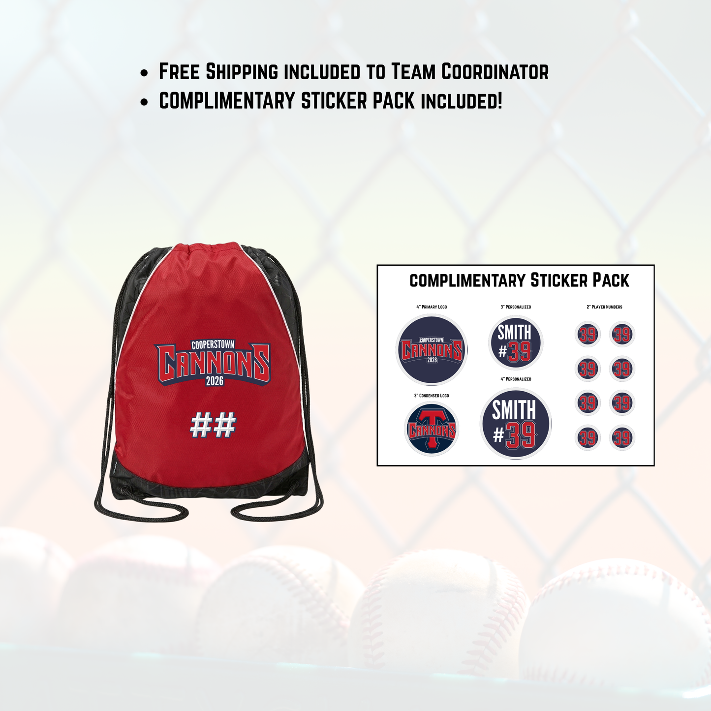 Topsail Cannons | 2026 Cooperstown Player Essentials Bundle