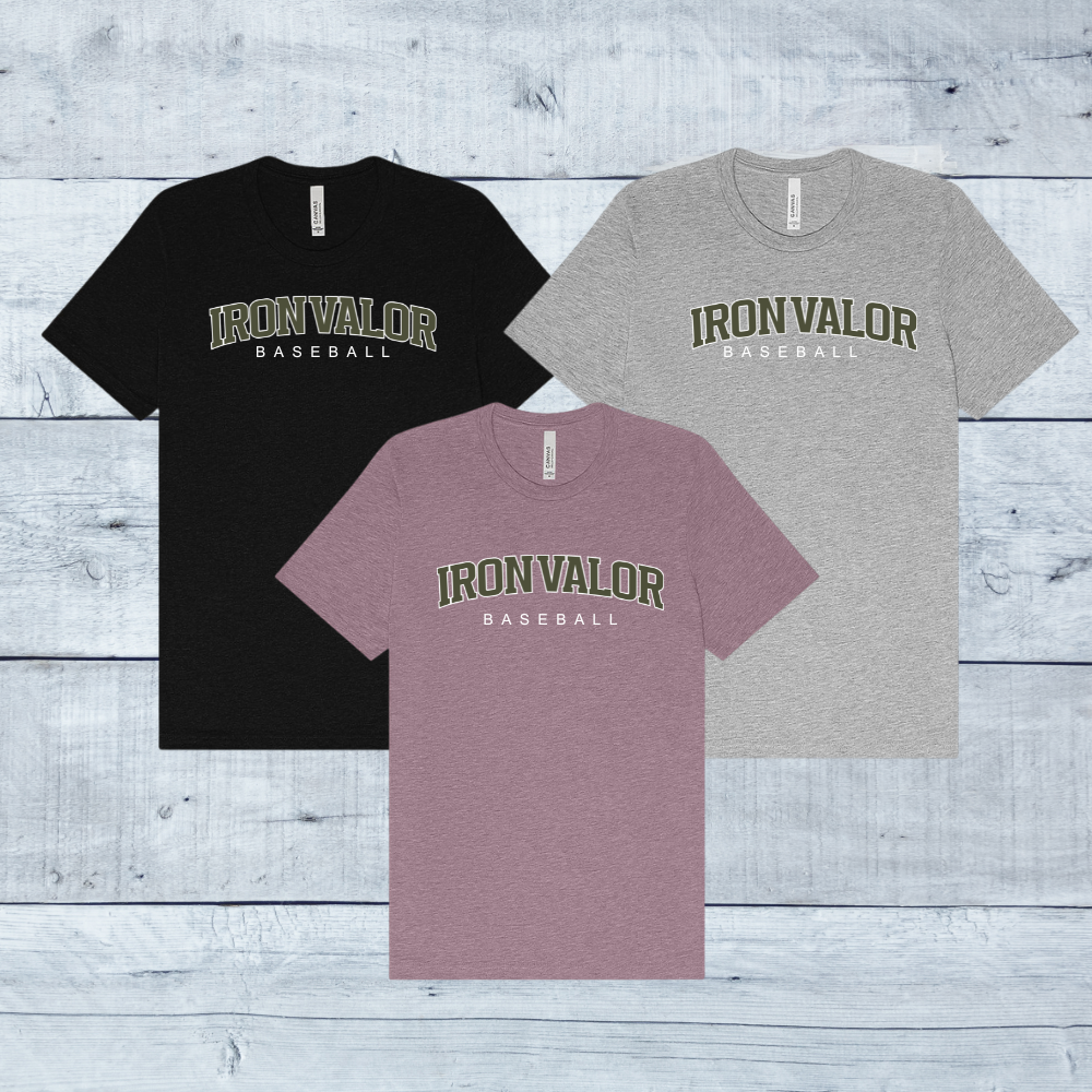 Iron Valor T-Shirt Unisex Heather Tee (Adult & Youth Sizes)
