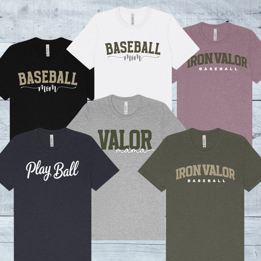 Iron Valor T-Shirt Unisex Heather Tee (Adult & Youth Sizes)