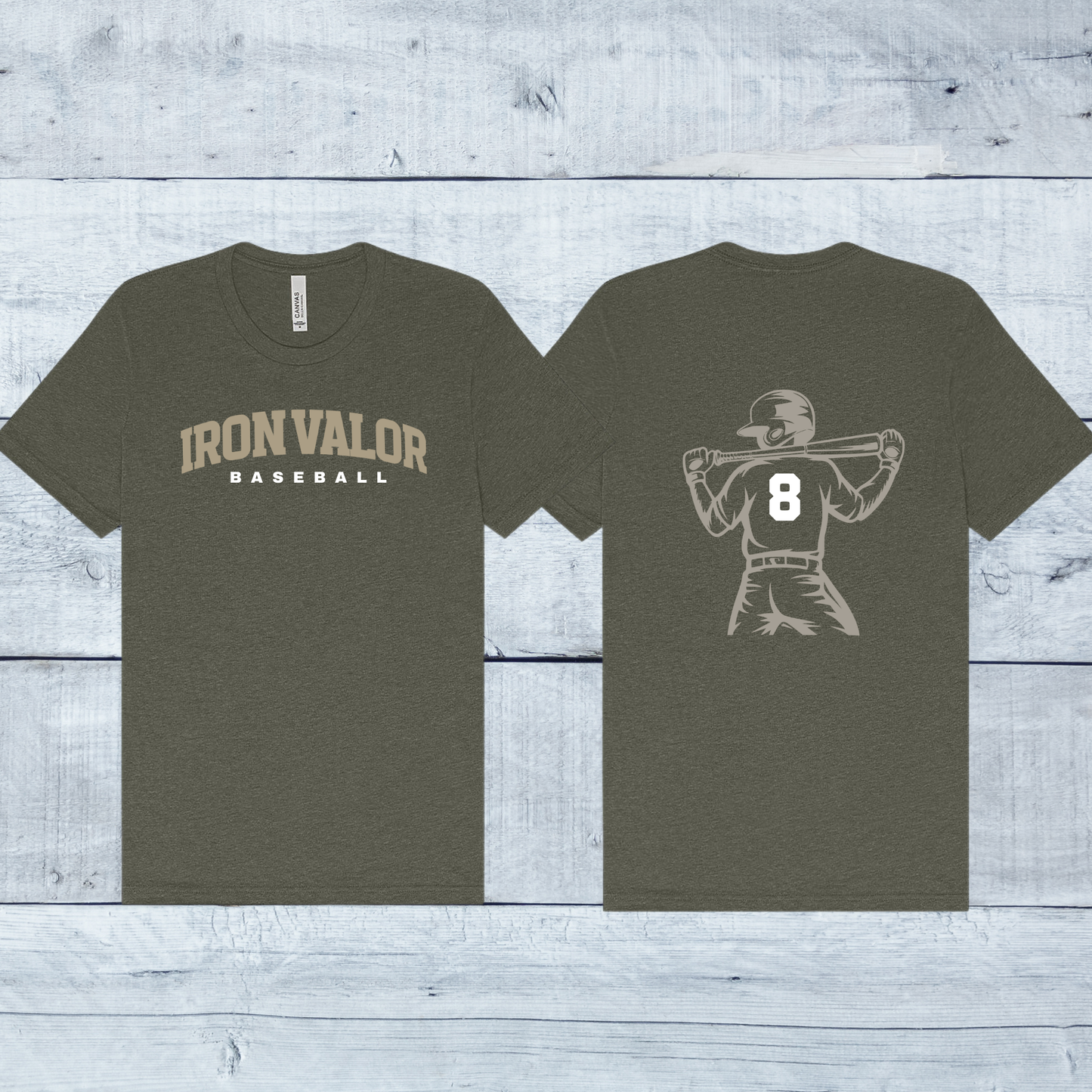 Iron Valor T-Shirt Unisex Heather Tee (Adult & Youth Sizes)