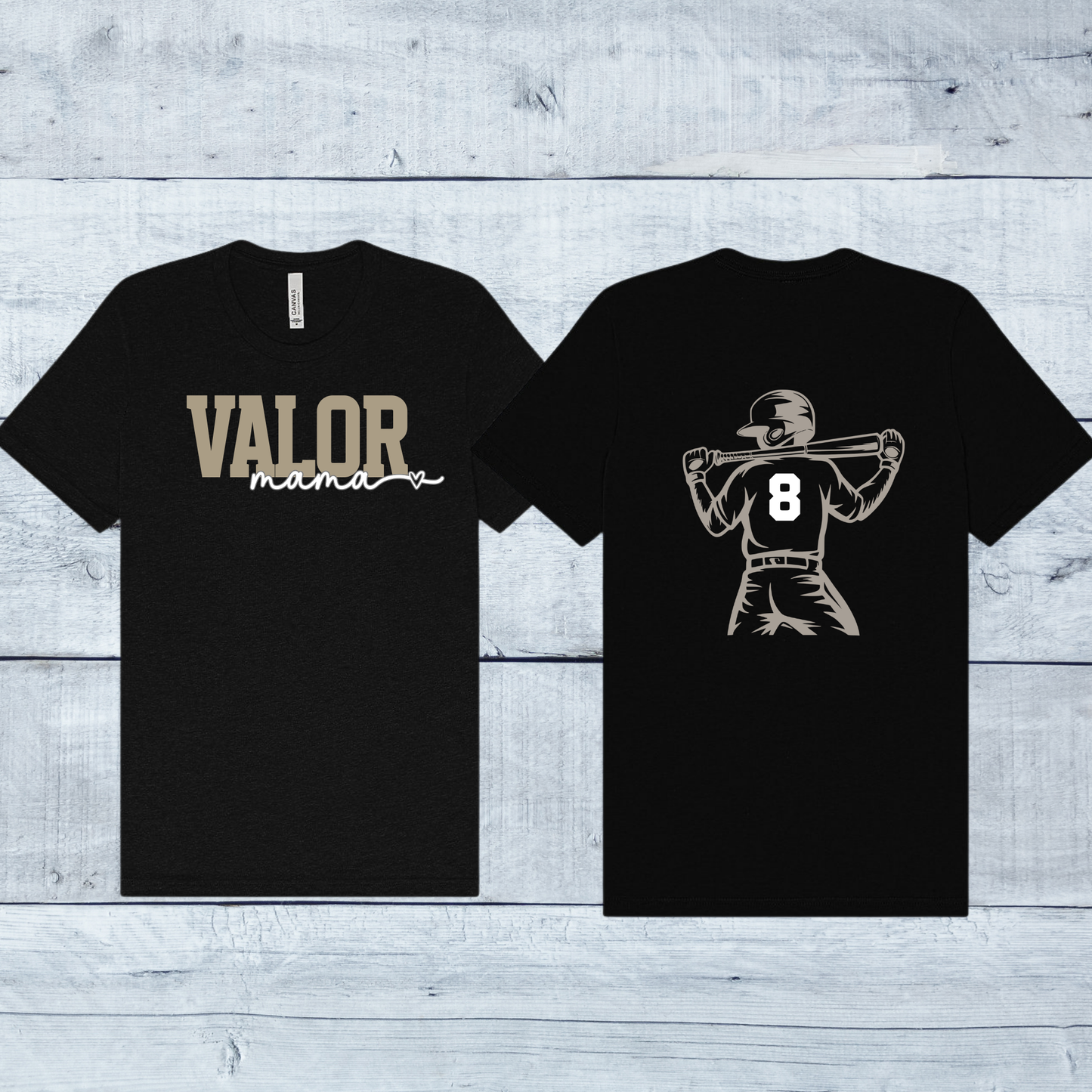 Iron Valor T-Shirt Unisex Heather Tee (Adult & Youth Sizes)