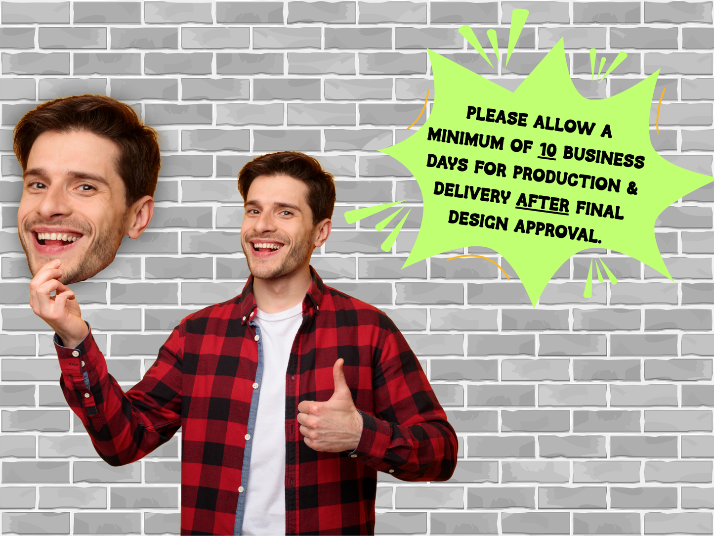 Player Big Head Cutout (Customizable)