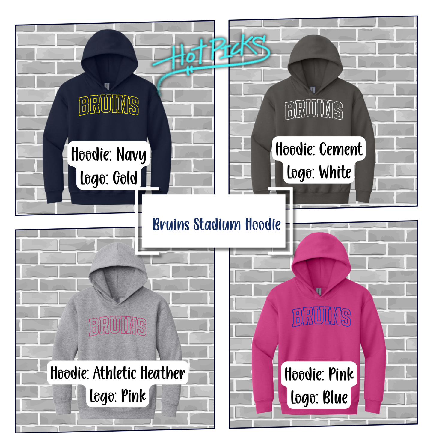 Bruins Stadium Hoodie