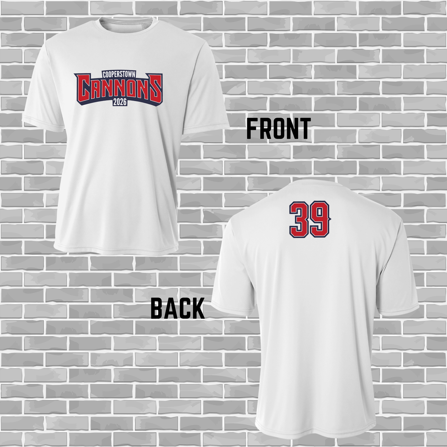 Topsail Cannons | Performance Shirt (Youth & Adult Sizes)