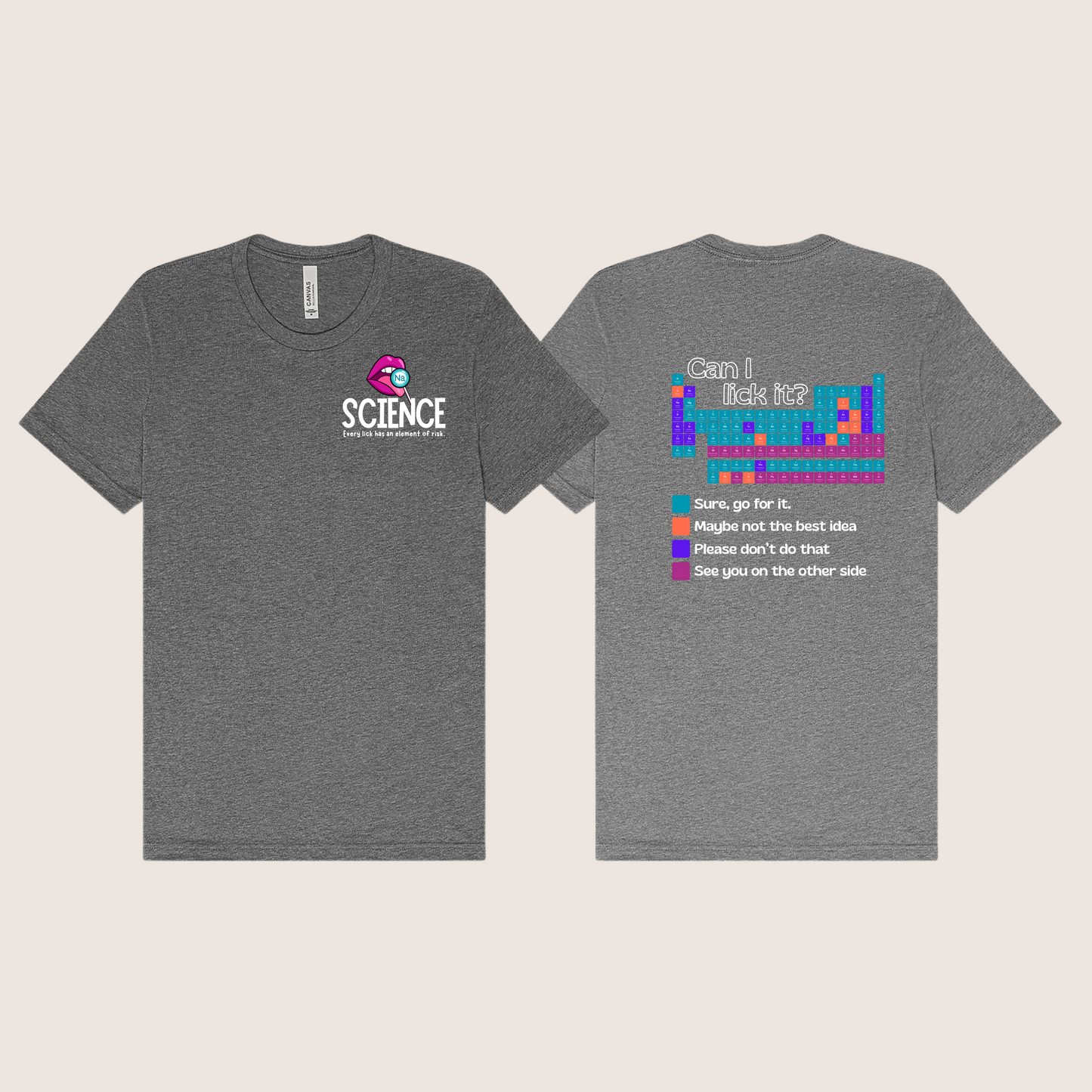 Science: Can I lick it? Periodic Table Tee