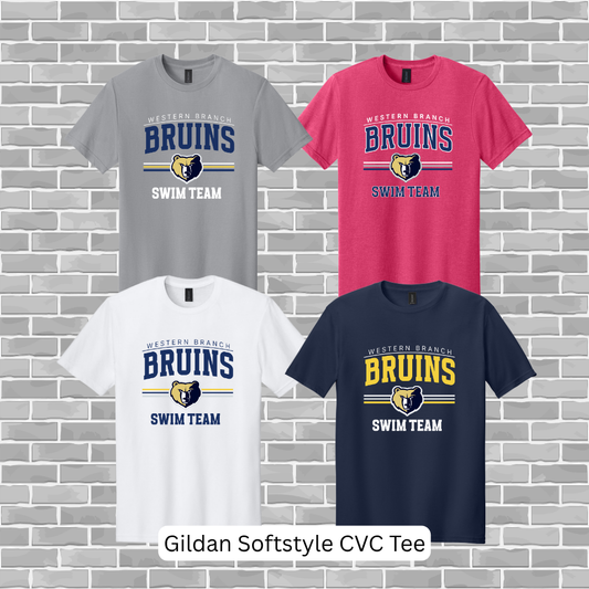 WBHS Swim Team - Gildan Softstyle CVC Tee