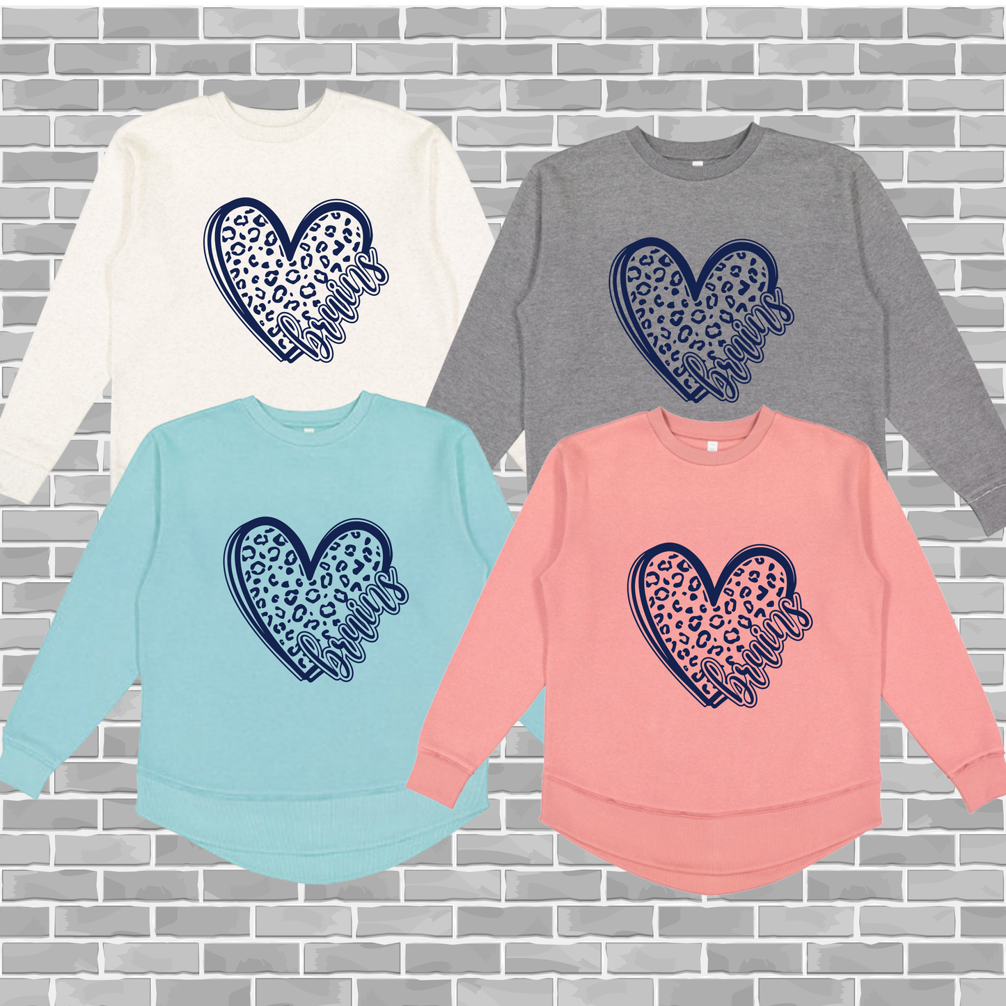 Bruins Heart Weekend Tunic Fleece