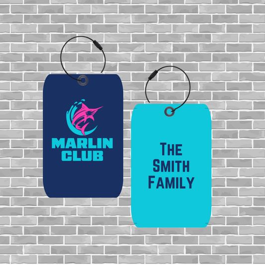 Marlin Club Bag Tag