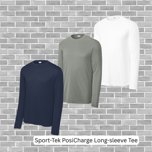 WBHS Swim Team (Pick Your Design) - Sport-Tek PosiCharge Long-sleeve Tee