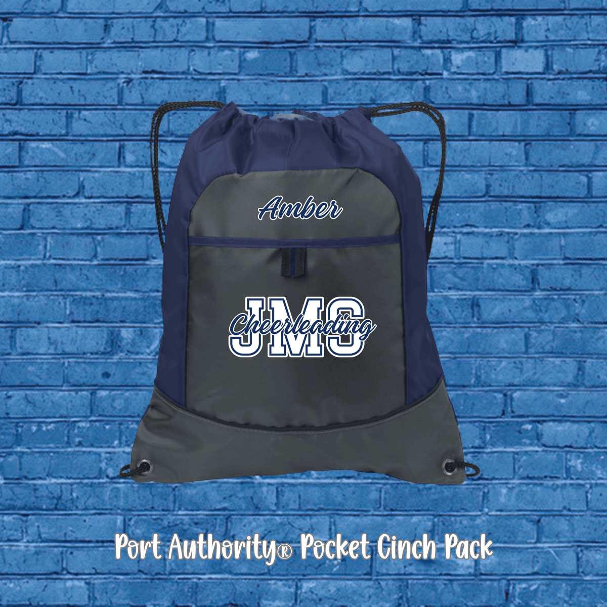 JMS Cheer Personalized Port Authority® Pocket Cinch Pack