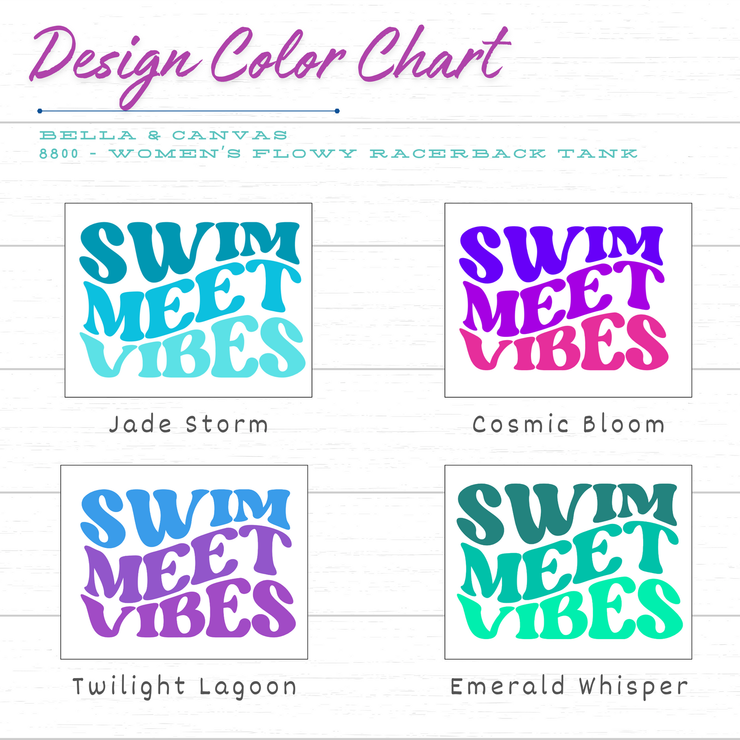 Swim Meet Women's Flowy Racerback Tank