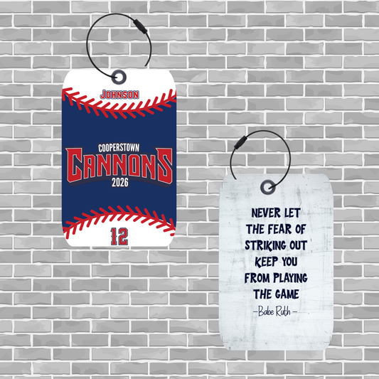 Topsail Cannons | Bag Tag