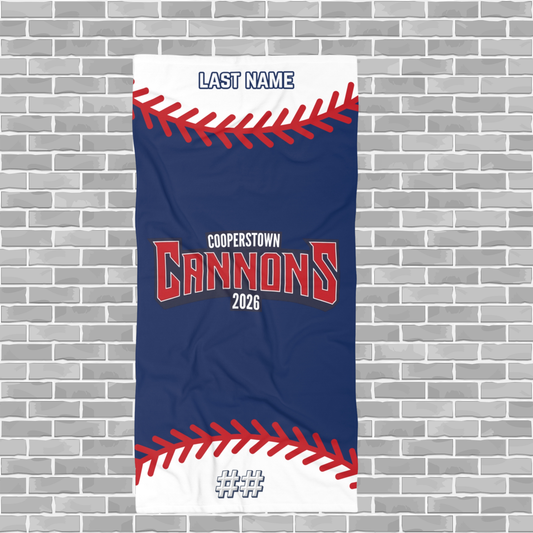 Topsail Cannons | Custom Towel