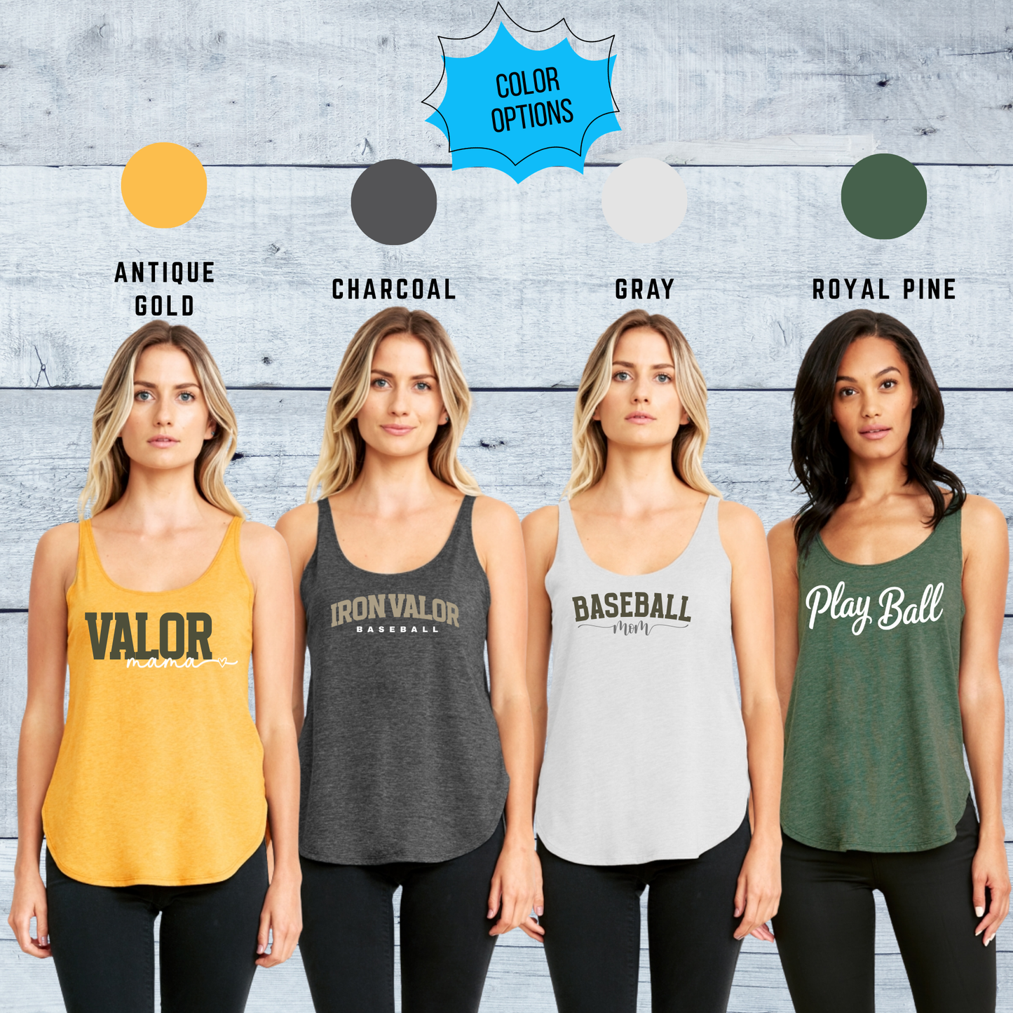 Iron Valor Baseball Custom Player Festival Tank