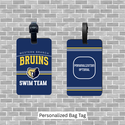 WB Swim Personalized Bag Tag